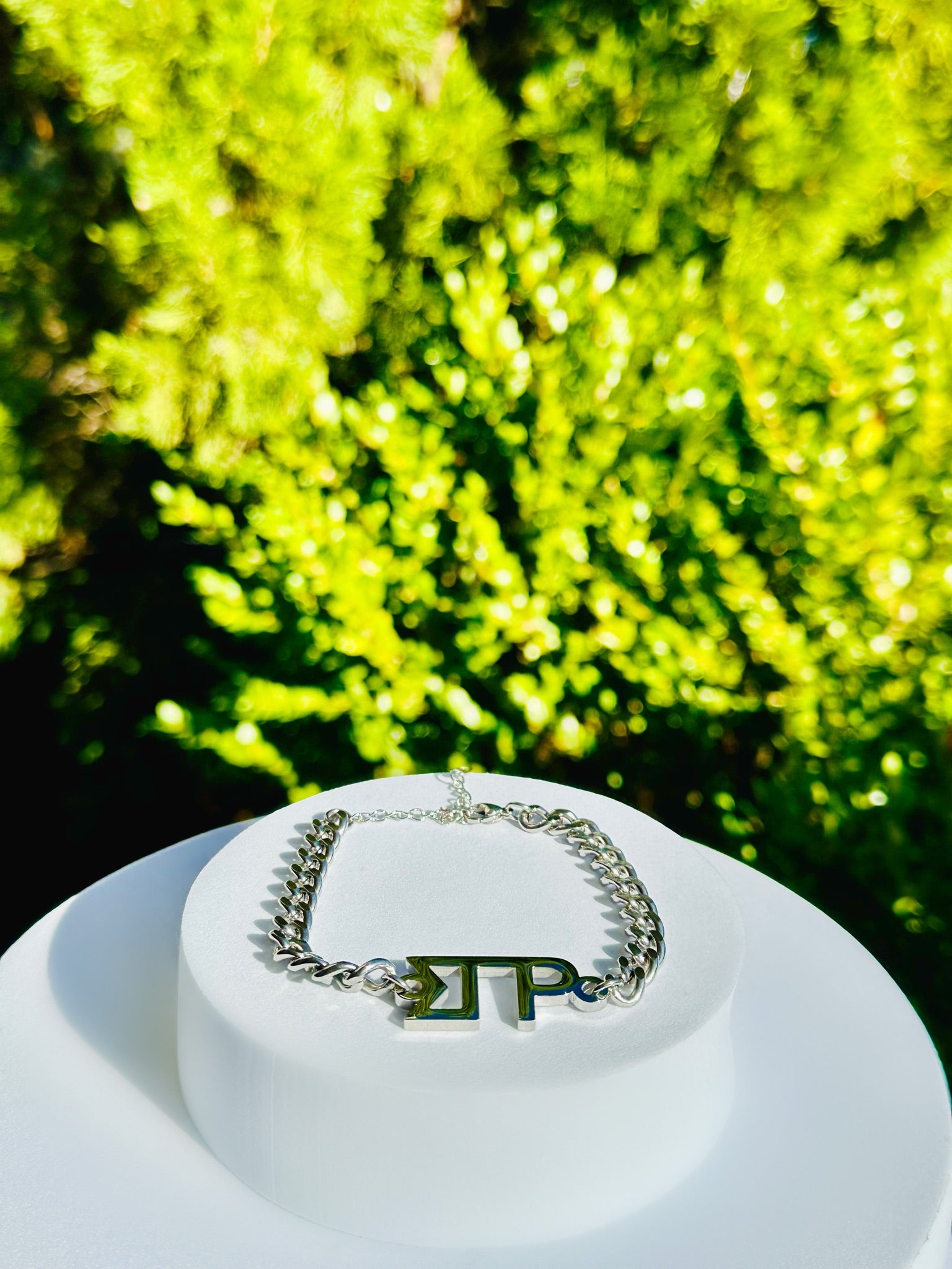 SGRHO Silver Chain Bracelet