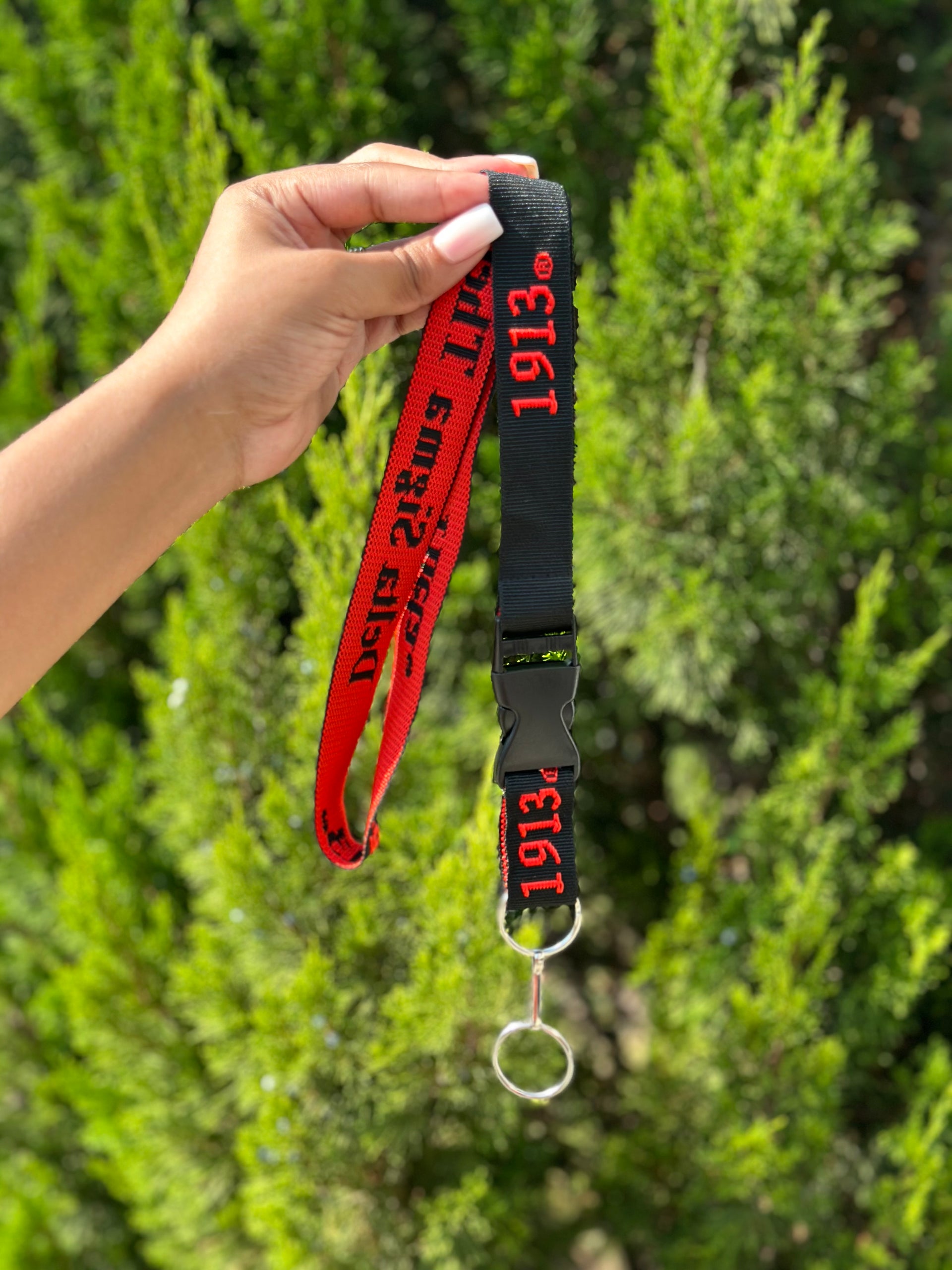 DST Black & Red Lanyard