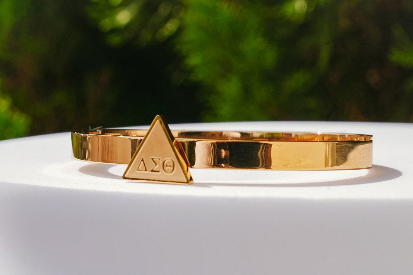 DST All Gold Bangle Bracelet
