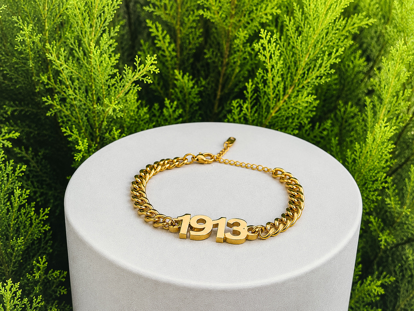 DST 1913 Gold Chain Bracelet