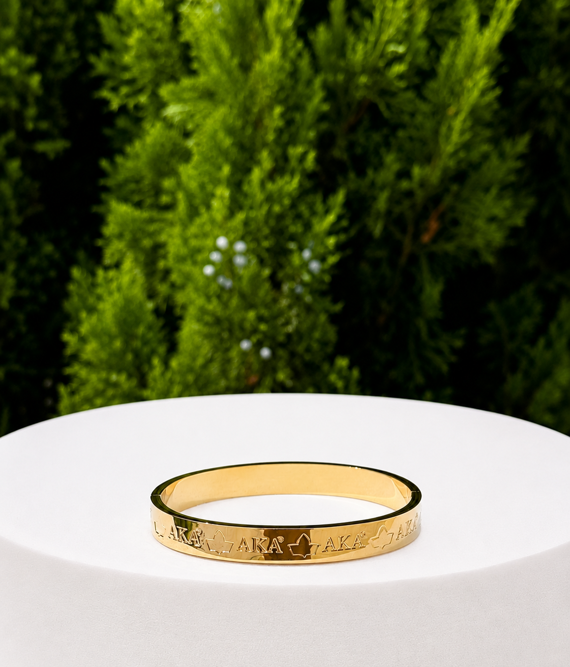 AKA Gold Statement Bangle