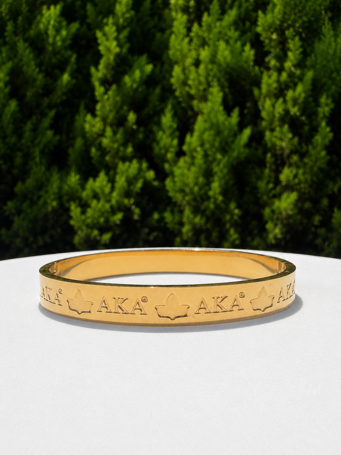 AKA Gold Statement Bangle