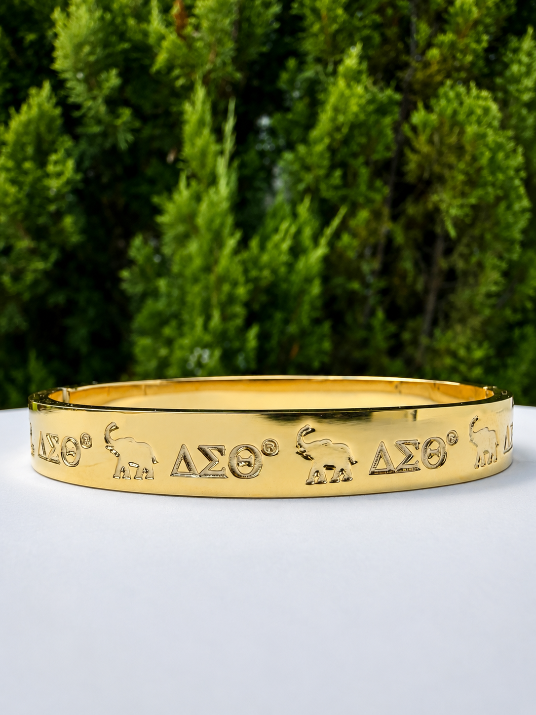 DST Gold Statement Bangle