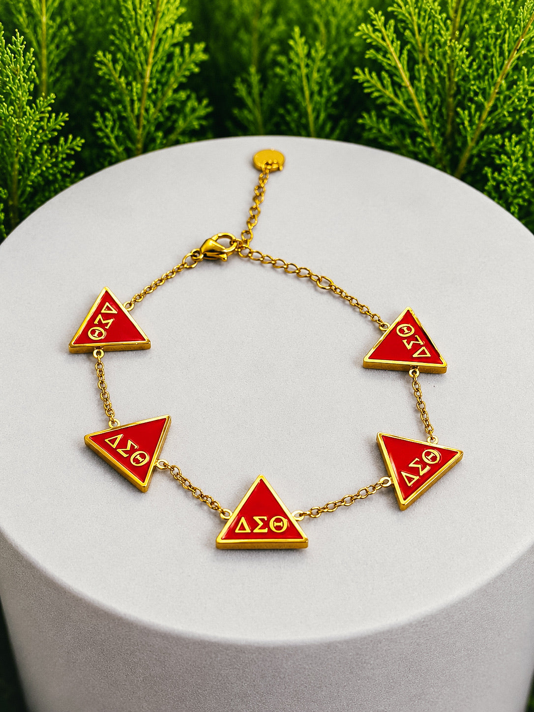 DST Red & Gold Chain Bracelet