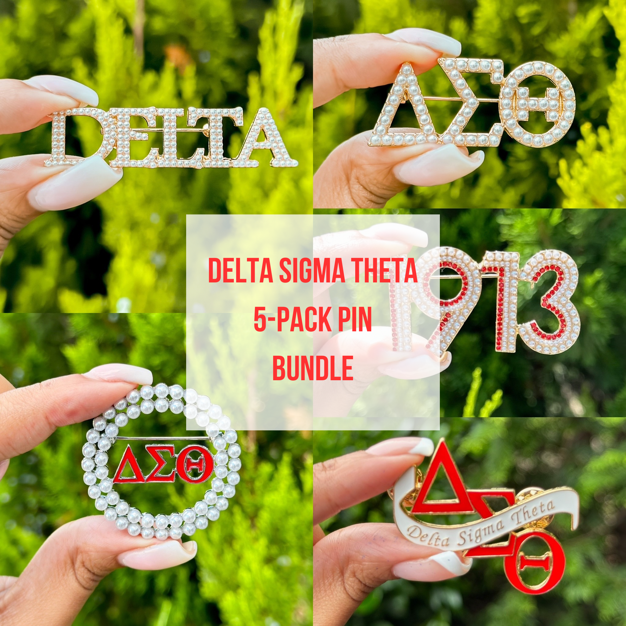 Dst Pyramid Pin DST 5-Pack Bundle Pin Set